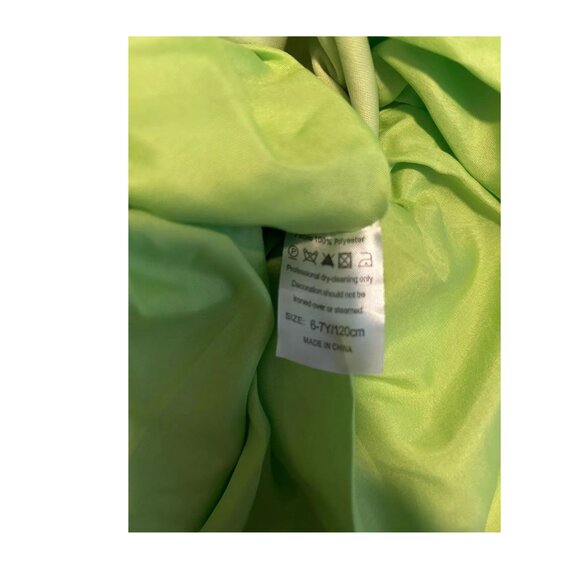 Girls Tinker Bell Style Costume Dress Only Size 6-7 years (DRESS ONLY) - Picture 3 of 4